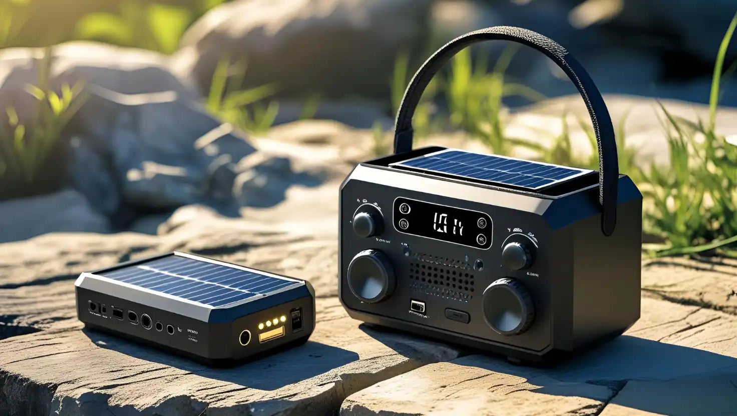 Portable solar power stations.