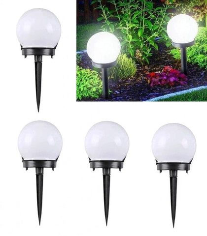 Set 2 x lampa solara tip glob pentru gradina IP44 H 33