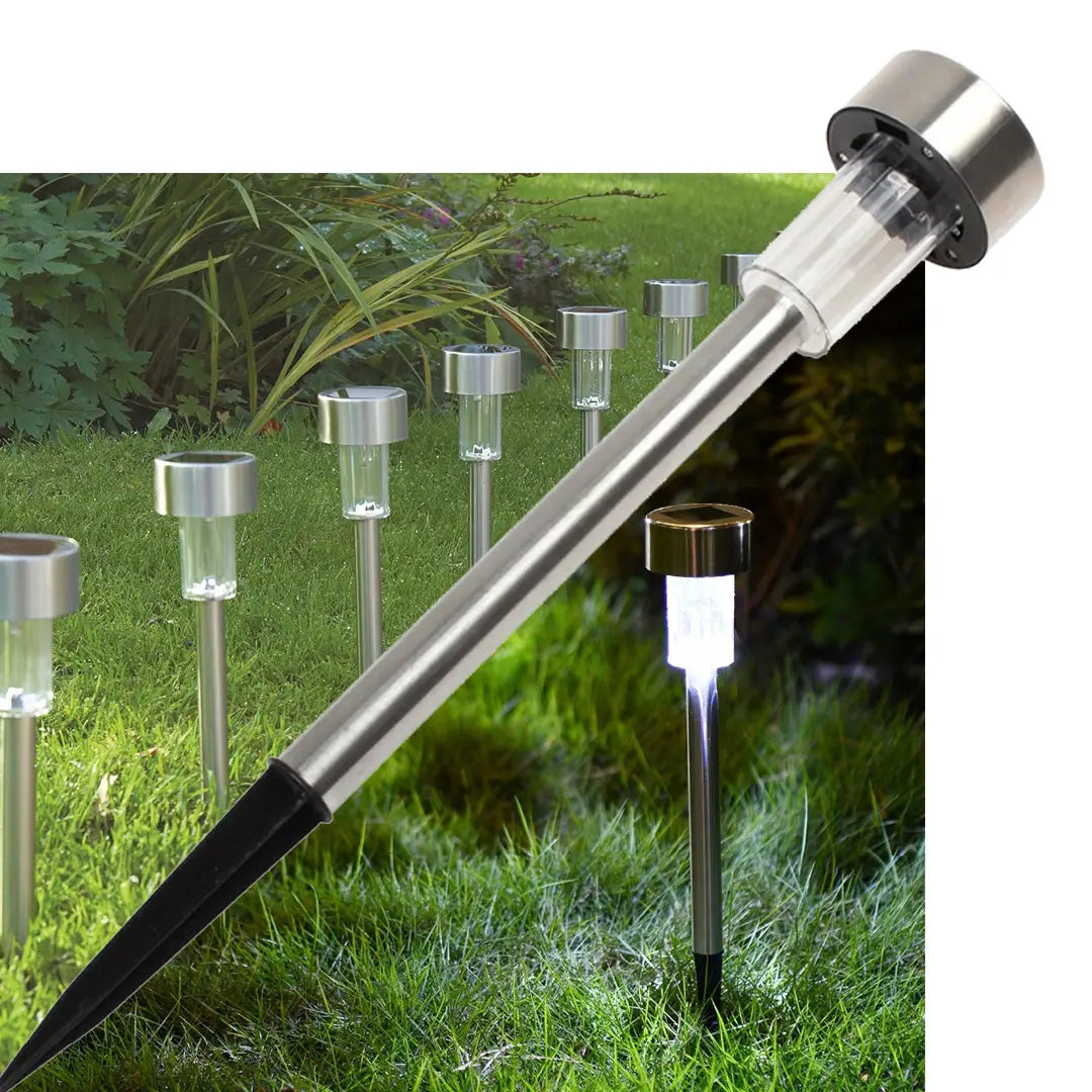 Set 20 x Lampa Solara De Gradina Inox Tip Tarus