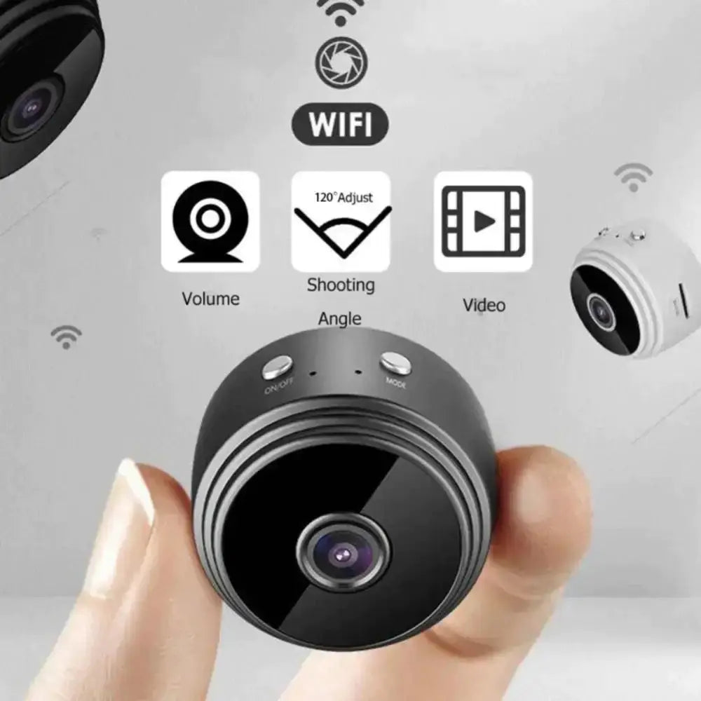 Set 2 x Camera WI-FI Vedere Nocturna Senzor de Miscare Stocare Imagini Rezolutie 1080p