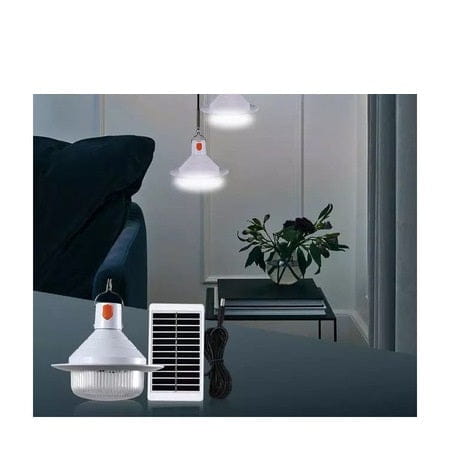 Set 2 x Bec Solar Pentru Camping Portabil Cu Prindere De Carlig