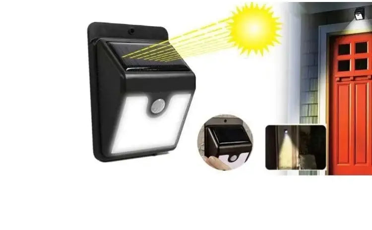 Lichidare de Stoc! Set 2x Lampa solara de perete cu senzor miscare 20 LED