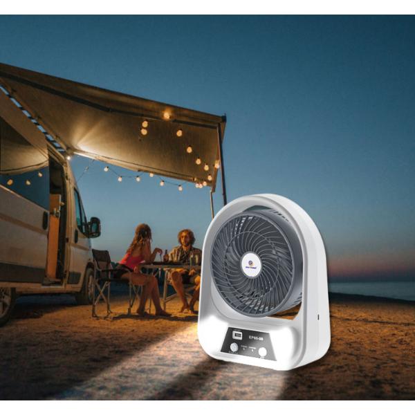 Ventilator Solar Portabil cu 2 Becuri LED și Lanternă – Ideal pentru Camping Curent Oprit sau Excursii