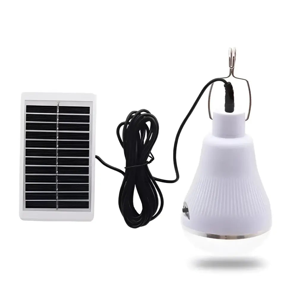 Bec Led Portabil cu Panou Solar 5W