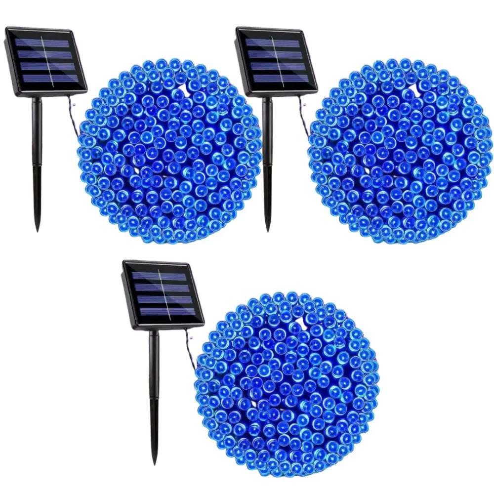 Decoratiune cu Incarcare Solara 50 metri 500 led - Diverse Culori - Albastru / 79.99 lei/ buc🔥 Oferta pentru 3 bucăți! 🔥