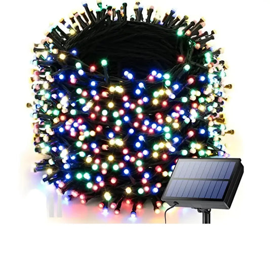 Decoratiune Solara pentru Exterior IP44 1000 led-uri 100m liniara - Multicolora