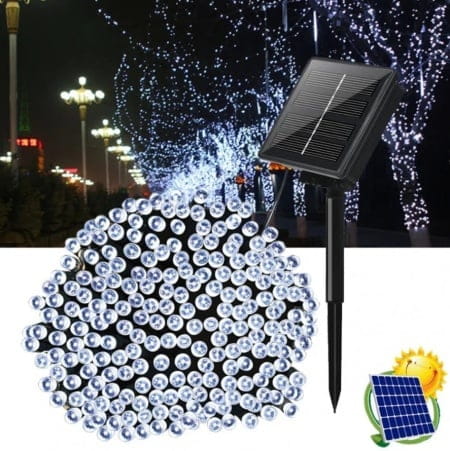 Set 3 x Decoratiune Solara pentru Exterior IP44 1000 led-uri 100m liniara