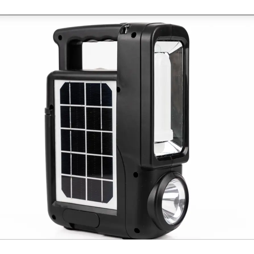 Kit solar portabil CL-830 cu Player Bluetooth Usb Card TF Radio FM Lanterna + 1 LED Extensibil