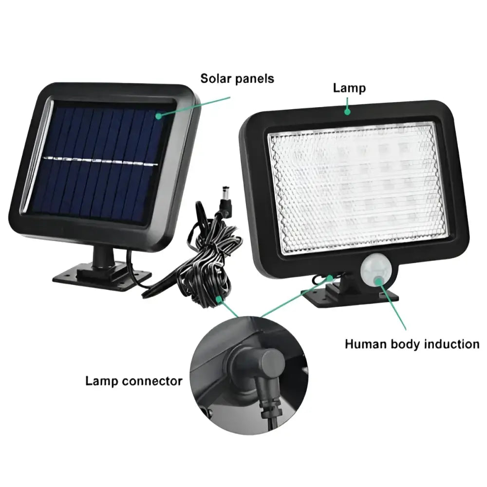 Lampa solara Led SL-F100 cu senzor de miscare - Lampi Solare