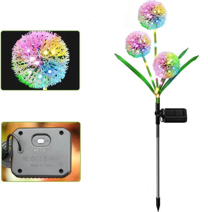 Set 2 x Lampa Solara LED Decoratiune Gradina Dandelion