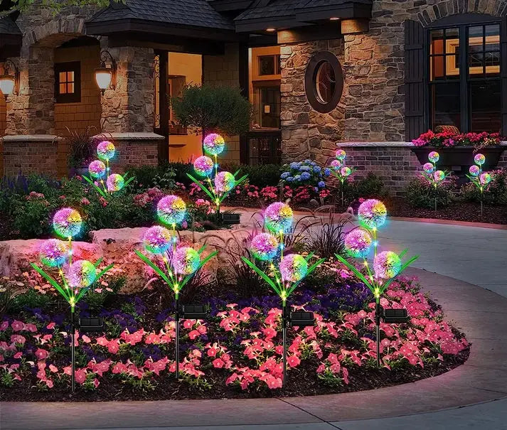 Set 2 x Lampa Solara LED Decoratiune Gradina Dandelion