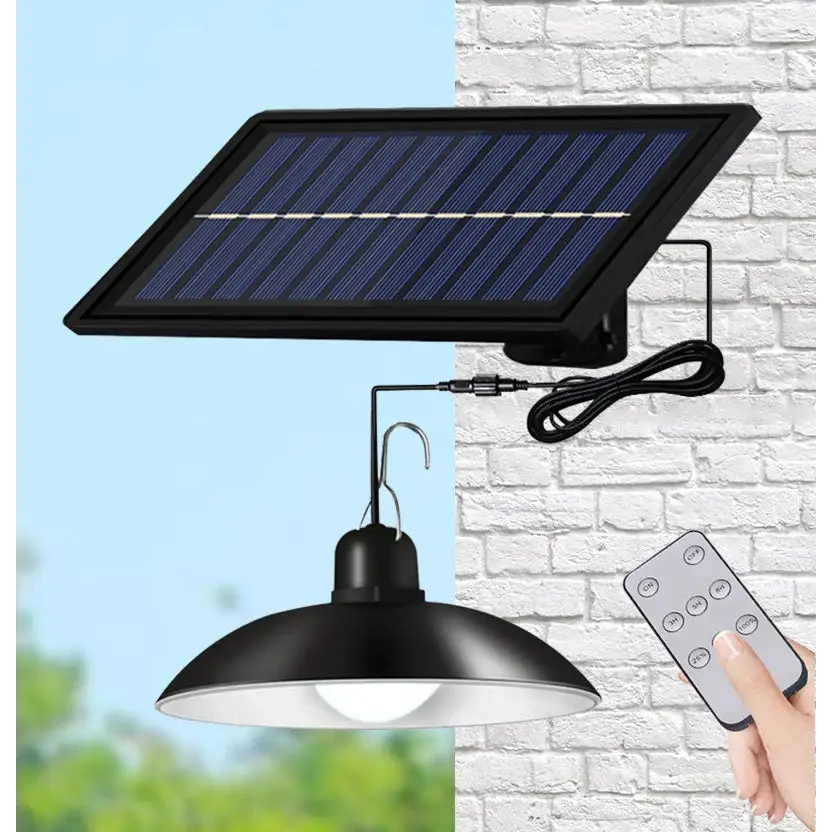 Lichidare de Stoc! Lampa Solara Suspendata Telecomanda 90 Lm/W - Lichidare de stoc