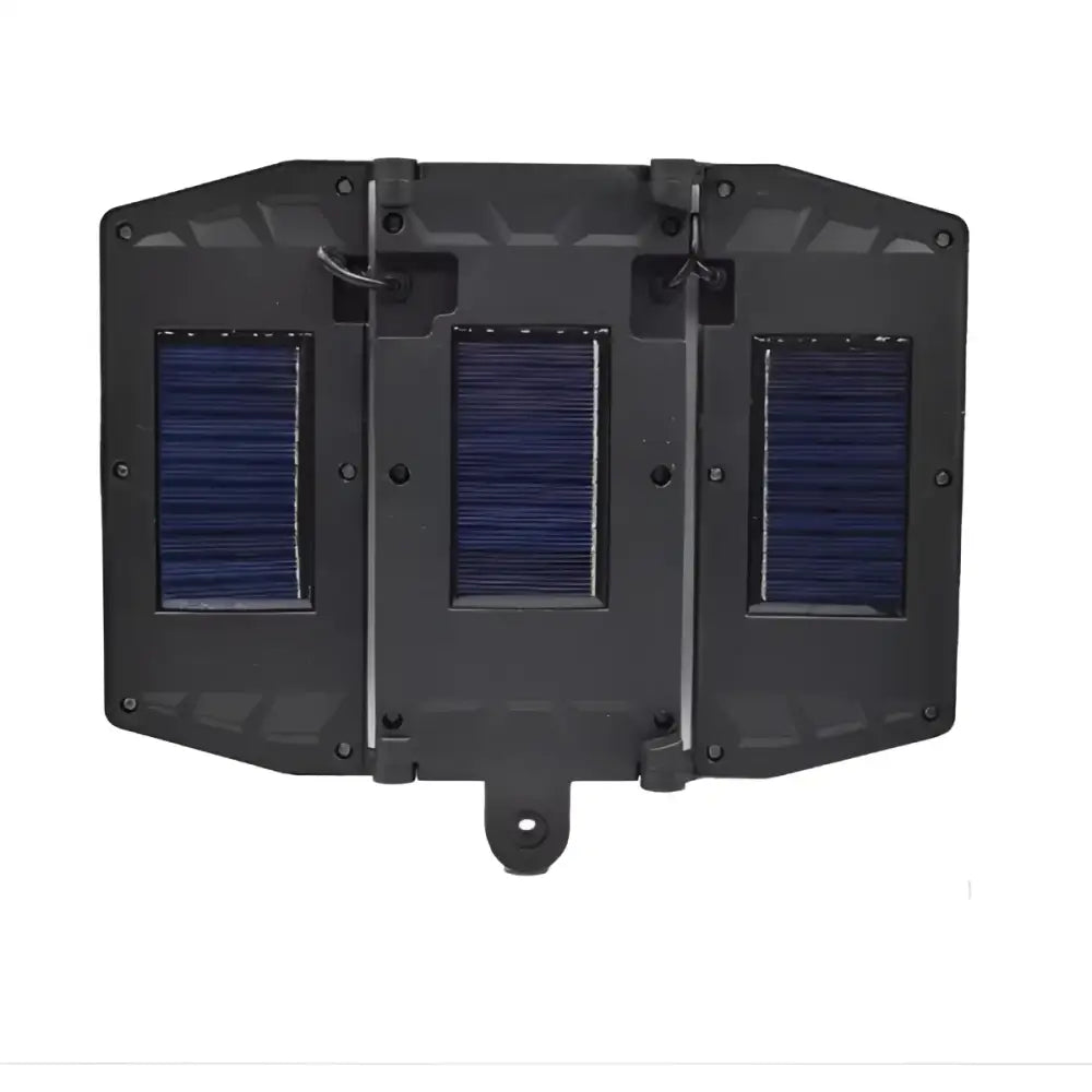 Lichidare de Stoc! Set 2 x Lampa Solara Tripla W795-9 cu Senzor de Miscare si Telecomanda 3 Moduri de Iluminare 30W