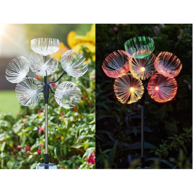 Set 2 x Lampa cu Incarcare Solara LED RGB Model Mini Jelly