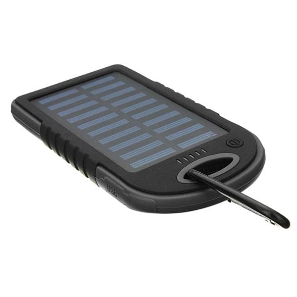 Baterie Externă Solară 20.000mAh USB,Indicator LED Rezistentă la Apă și Șocuri