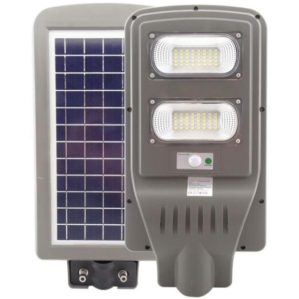 Lampă Solară Stradala LED 100W cu Senzor de Mișcare și Telecomandă – Iluminare Puternică Autonomie Mare și Rezistență
