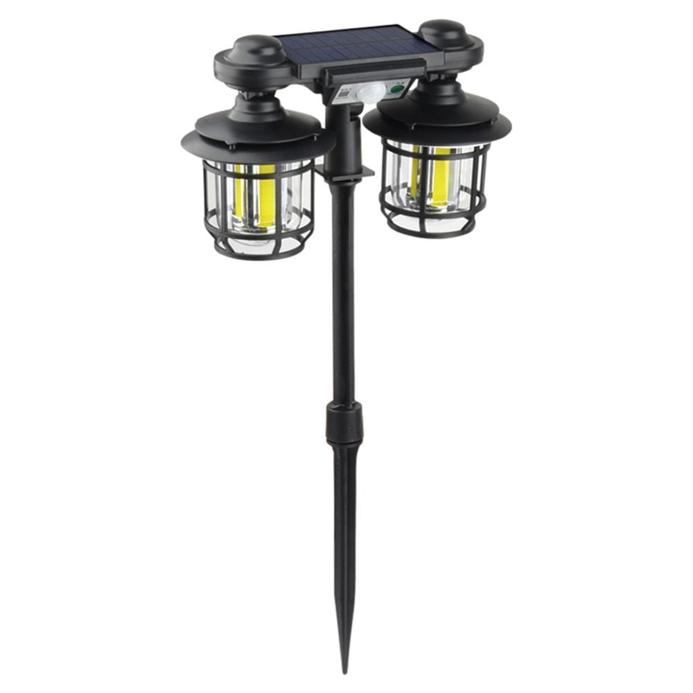Lampa Solara tip Felinar cu Senzor de Miscare si Telecomanda – Iluminat Automat pentru Curte Alee si Gradina