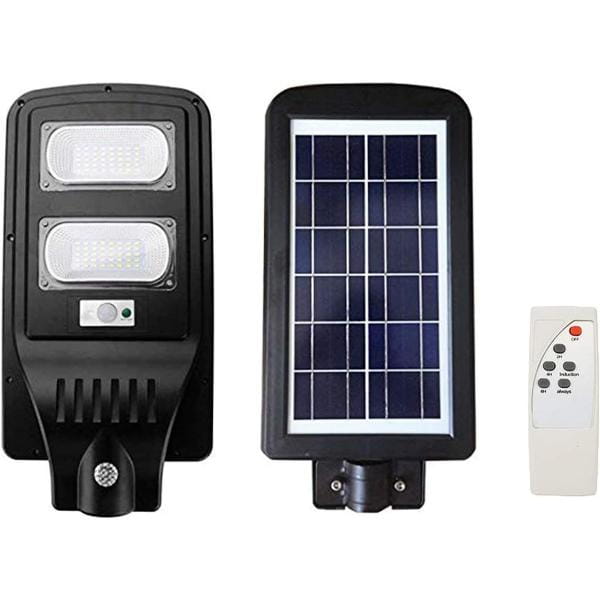 Lampă Solară Stradala LED 100W cu Senzor de Mișcare și Telecomandă – Iluminare Puternică Autonomie Mare și Rezistență