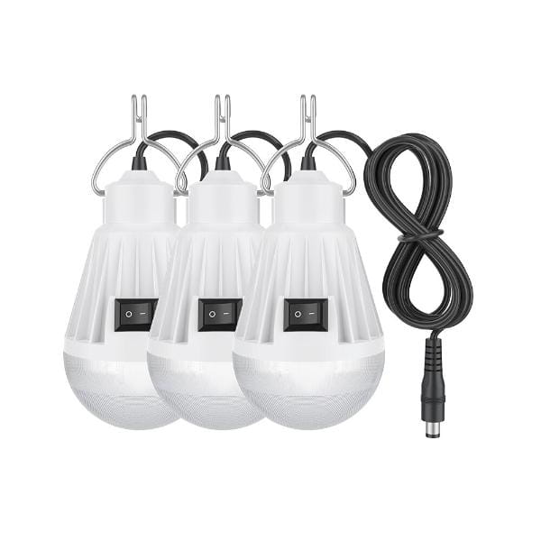 Sistem Solar Portabil NV-T214 cu 3 Becuri LED Încărcare USB Lanternă Puternică - Iluminare Autonomă și Energie Oriunde!