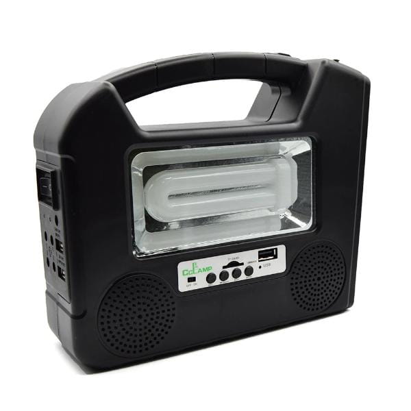 Sistem Solar Portabil GD-206 cu 3 Becuri + Lampă Frontală Player MP3 Radio FM