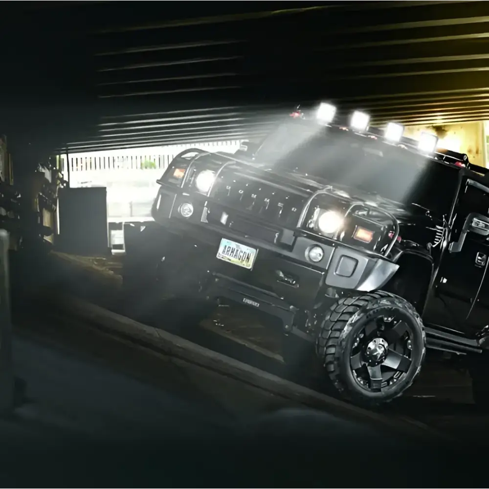 Set 10 proiectoare 16 LED 48W auto OFF-ROAD IP 67 - Articole Auto si Moto