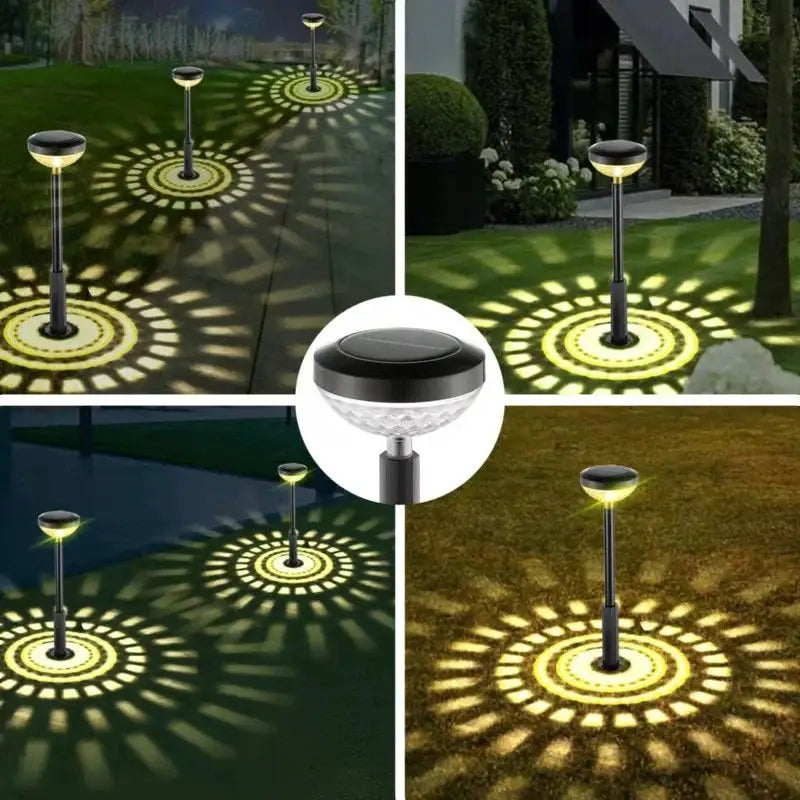 Set 2 lampi solare LED RGB - Articole Iluminat
