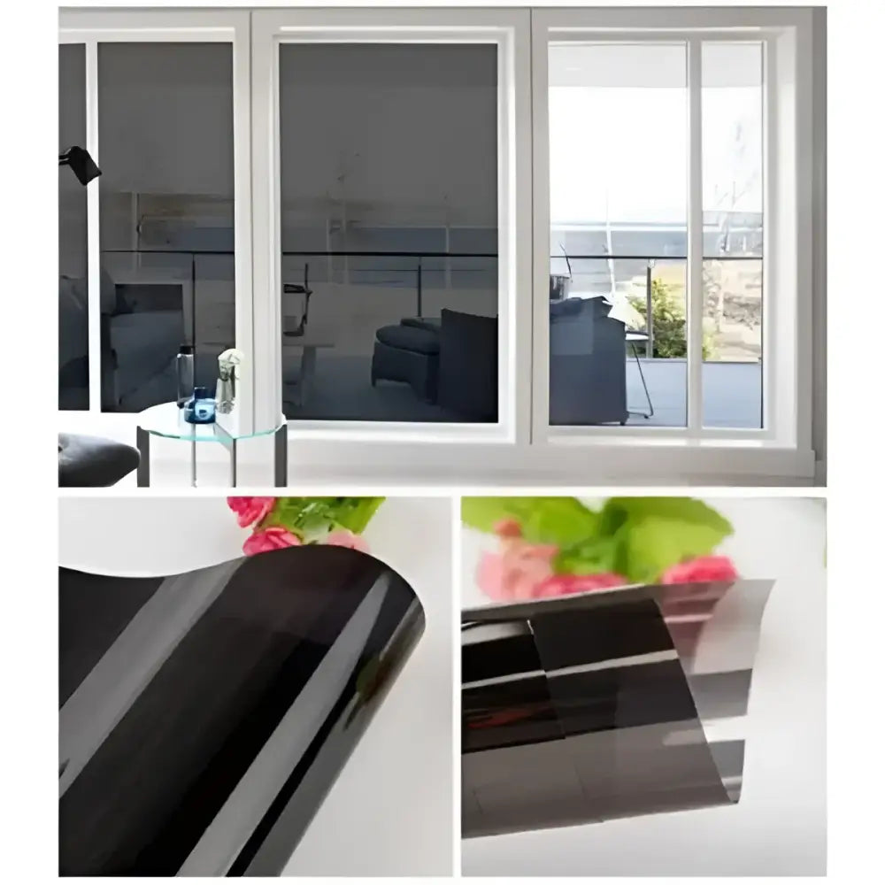 Set 2 x Autocolant Oglinda Albastru 60 x 300 cm