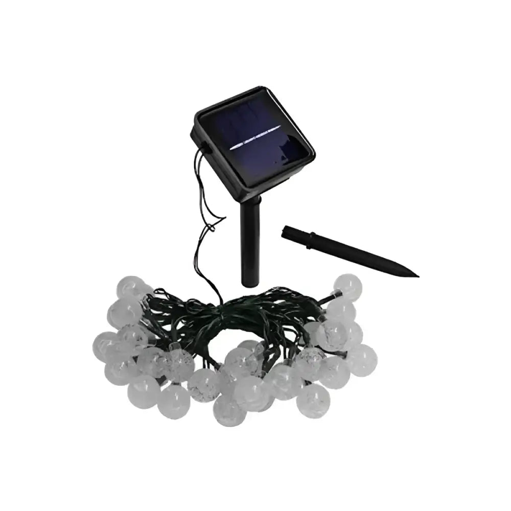 Set 2 x Decoratiune cu Incarcare Solara 30 de Globulete 5 Metri