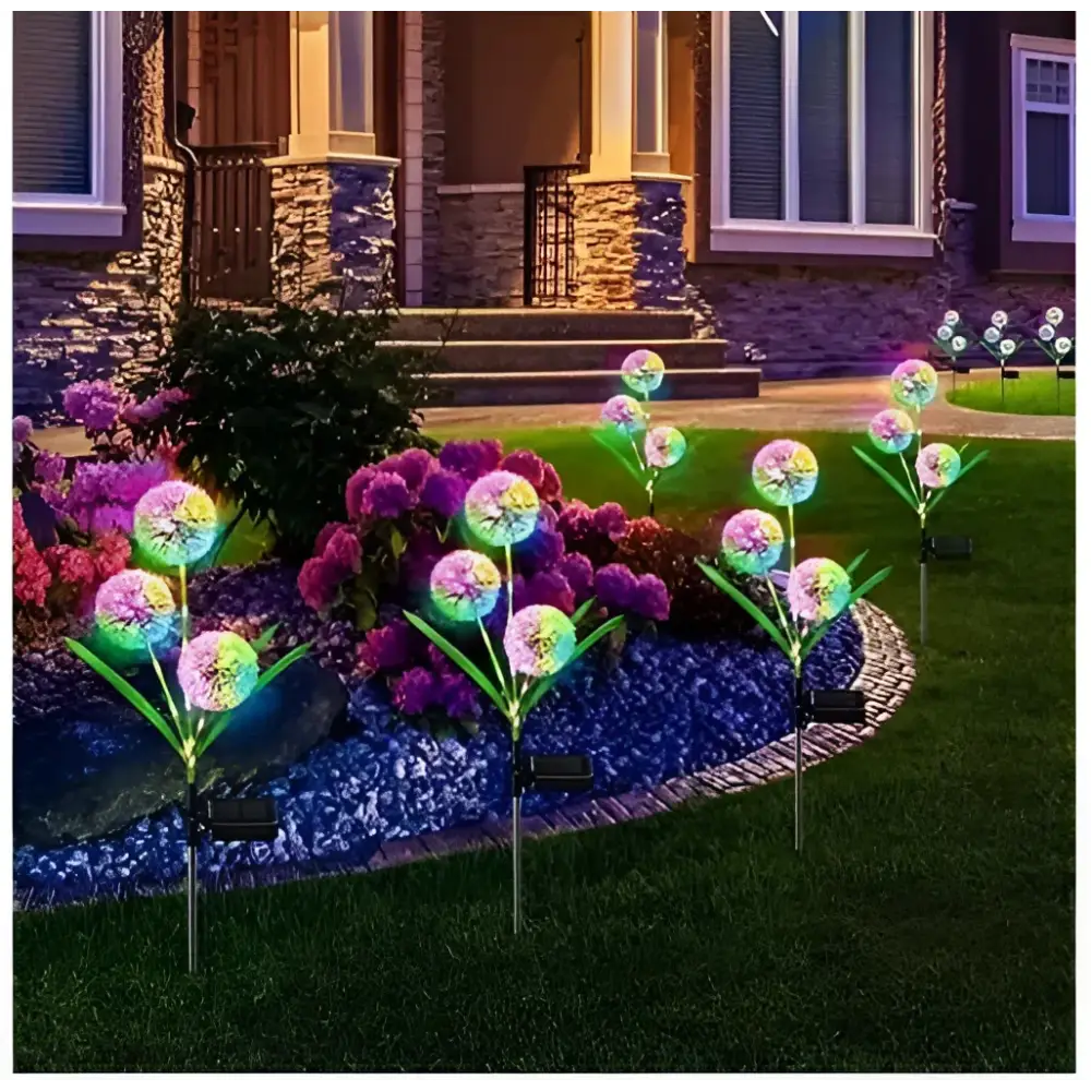 Set 2 x Lampa Solara LED Decoratiune Gradina Dandelion