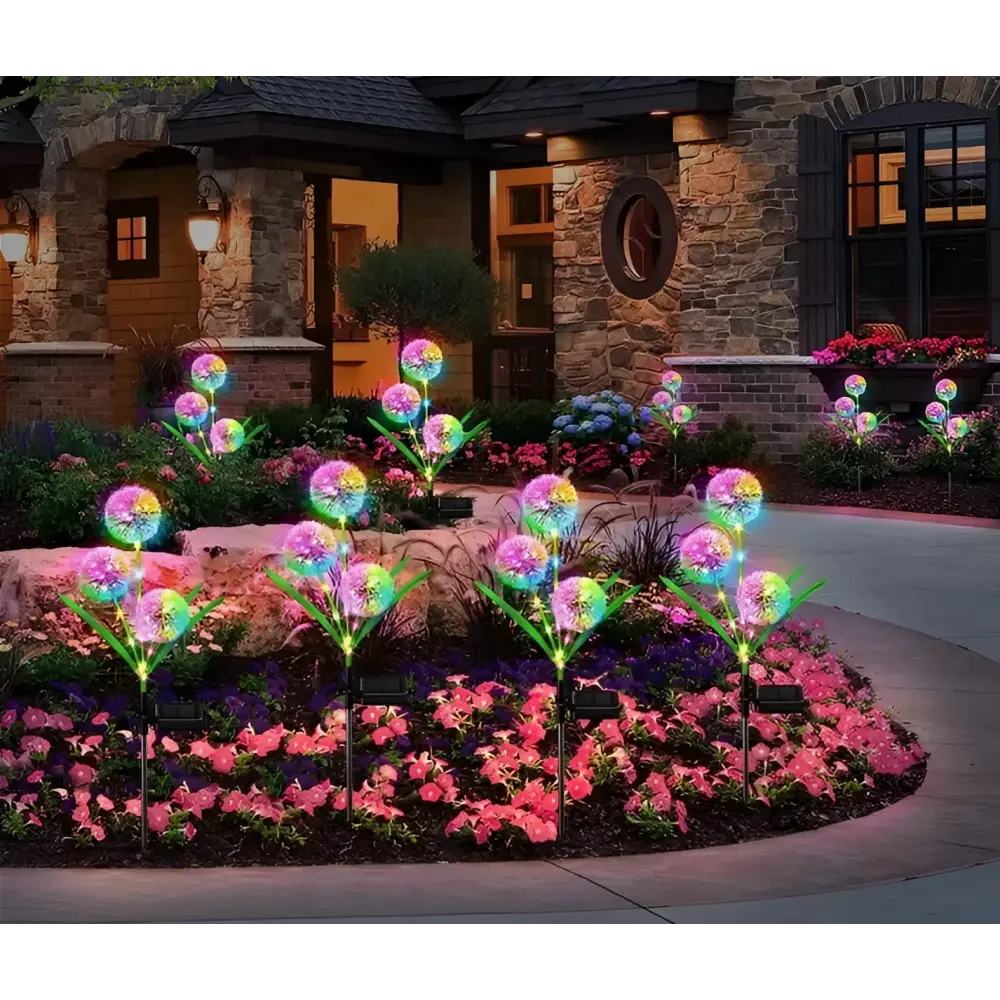 Set 2 x Lampa Solara LED Decoratiune Gradina Dandelion