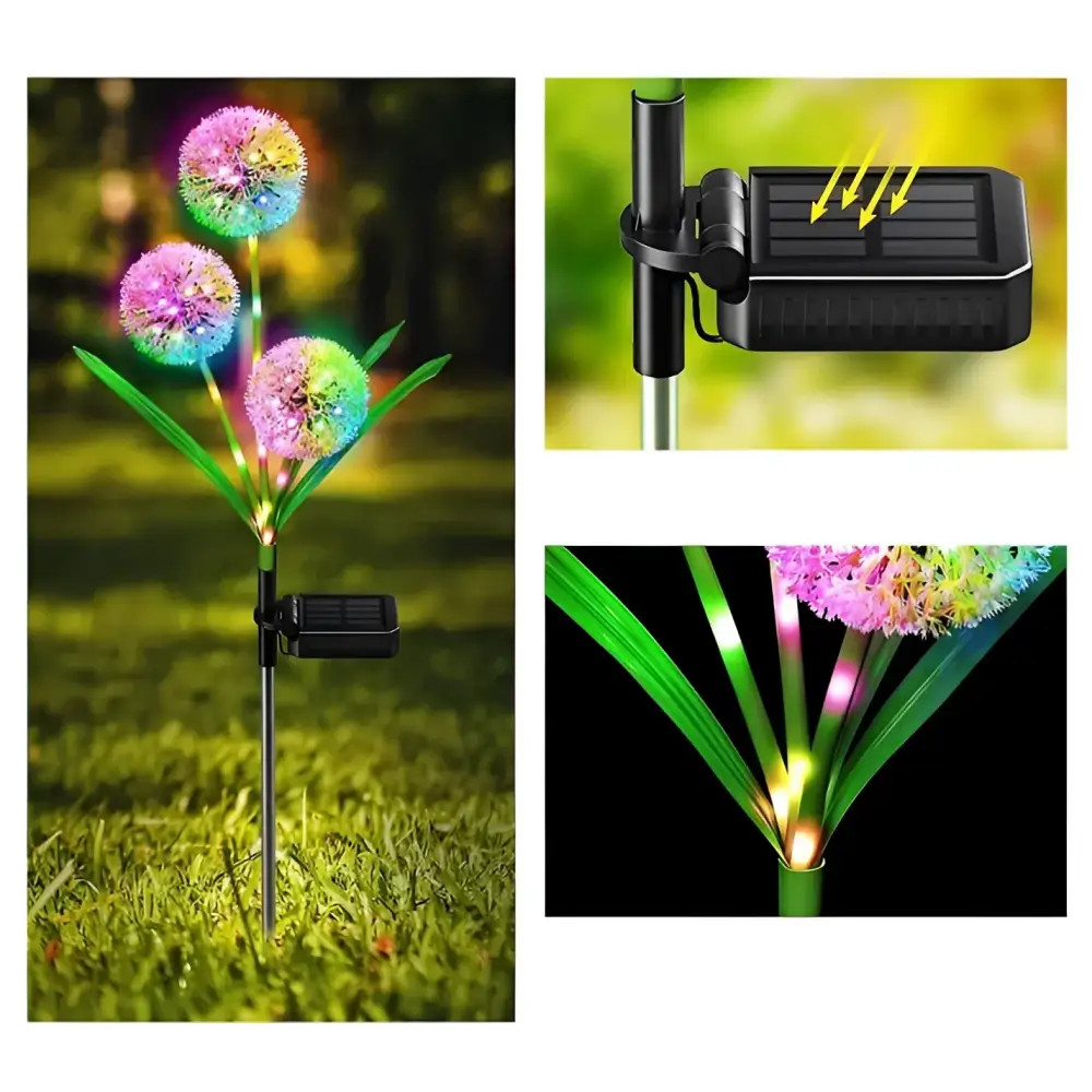 Set 2 x Lampa Solara LED Decoratiune Gradina Dandelion