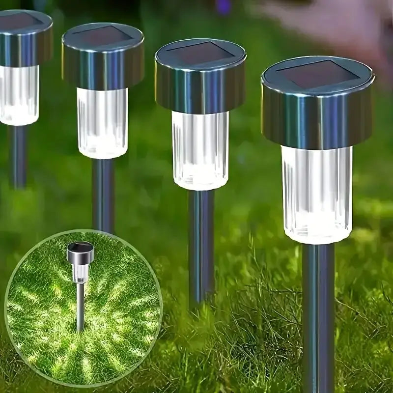 Set 20 x Lampa Solara De Gradina Inox Tip Tarus - Lampi Solare