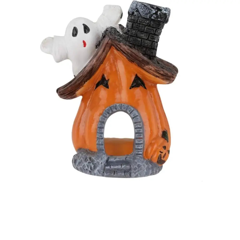 Set 2x Decoratiune Solara Dovleac Pentru Gradina 30 cm