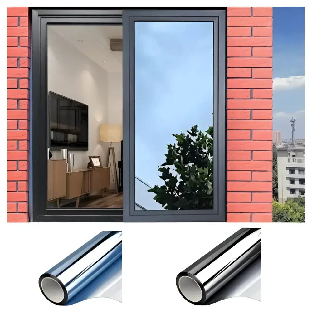 Set 3 x Autocolant Oglinda Negru 60 x 300 cm