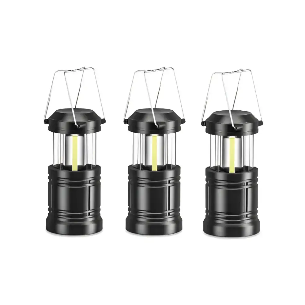 Set 3 x Lampa solara reincarcabila camping Shenyu - Lampi Solare