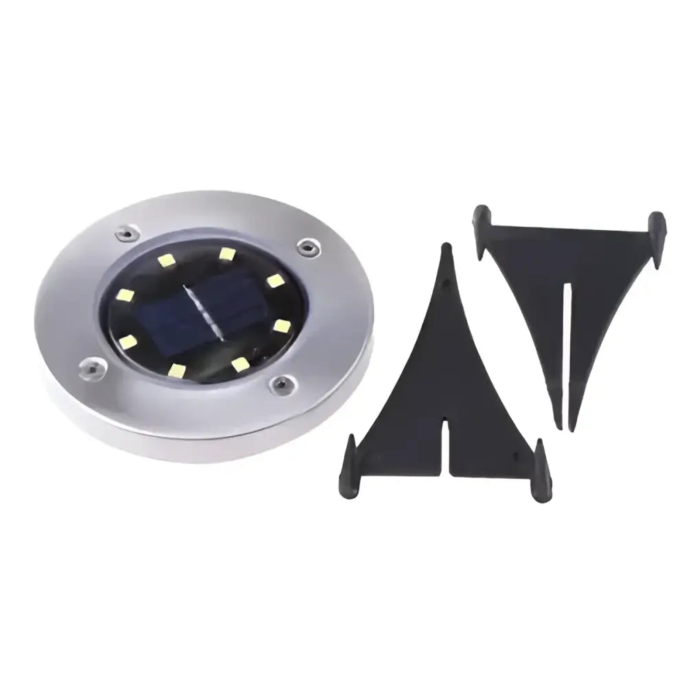 Set 4 x lampa solara cu 4 leduri si senzor de lumina cu fixare in sol - Lampi Solare