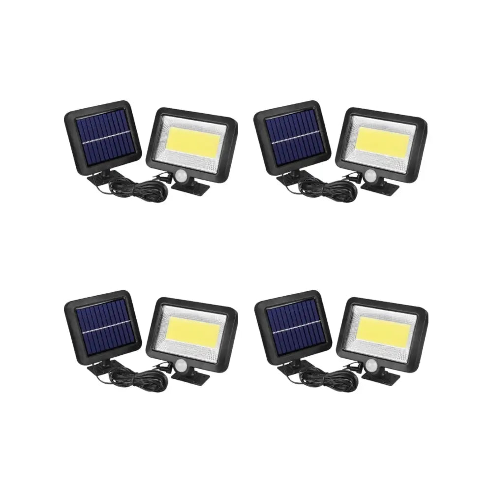 Set 4 x Lampa solara Led SL-F100 cu senzor de miscare - Lampi Solare