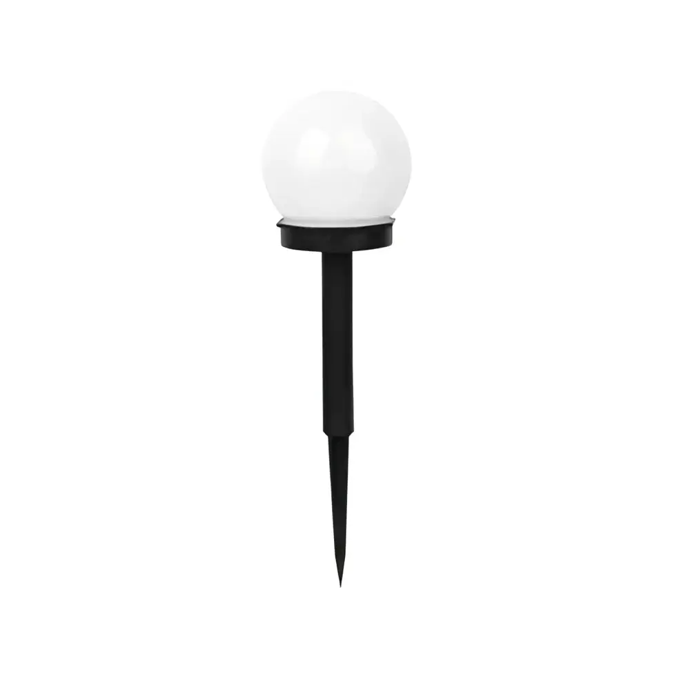 Set 4 x lampa solara tip glob pentru gradina IP44 H 33 - Articole Iluminat