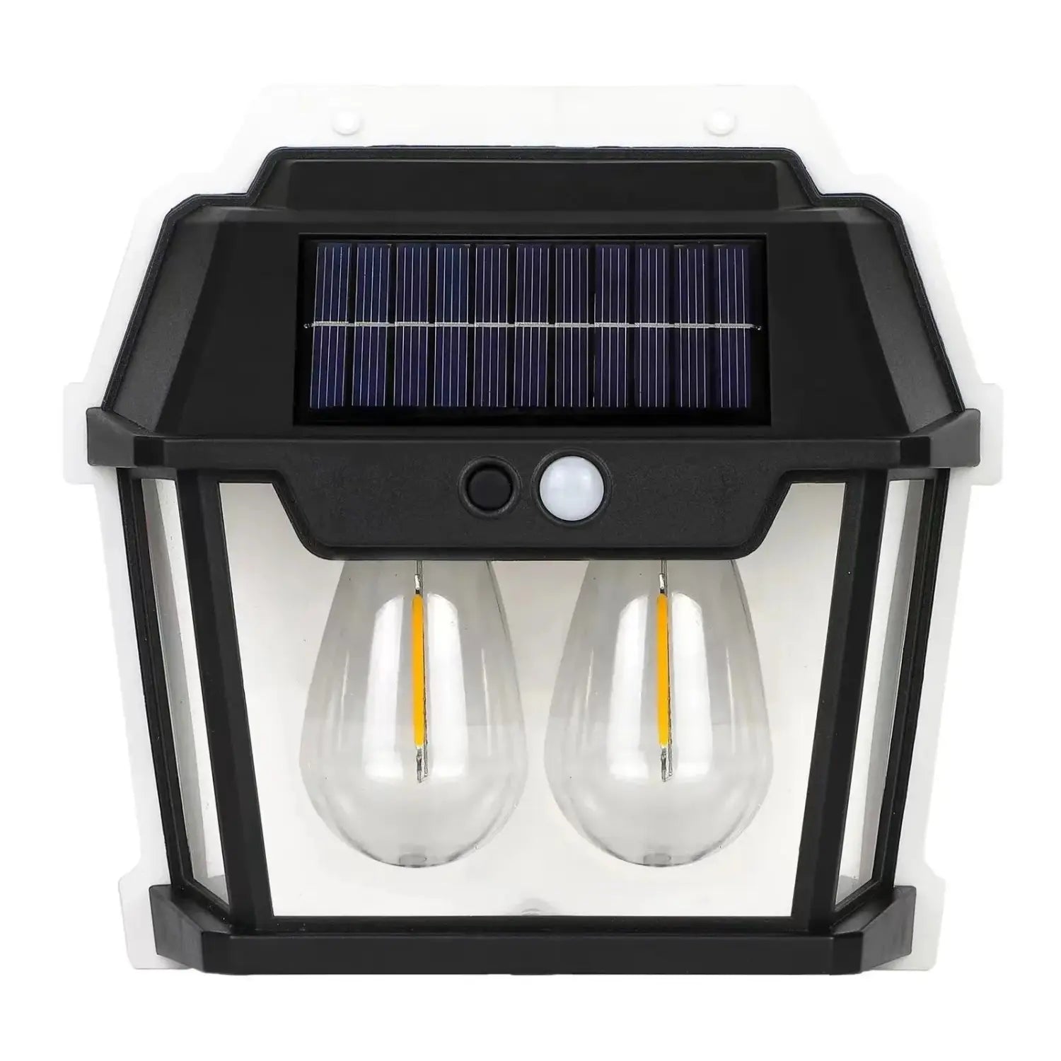 Lampa cu Incarcare Solara Senzor de Miscare Model cu 2 Becuri